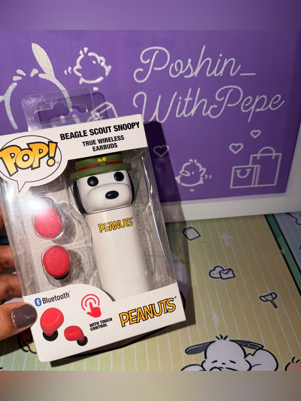 🐾NIB  Peanuts Beagle Scout Snoopy True Wireless Earbuds